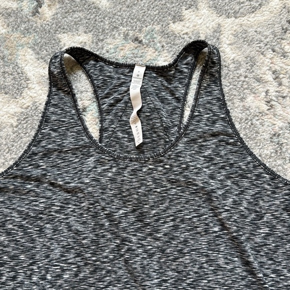 Lululemon Black and White Marled Tank Top - Picture 2 of 8